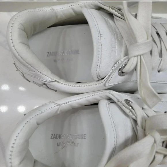 Zadig & Voltaire Stars Leather Sneakers - Picture 3 of 16